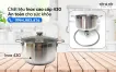 Nồi luộc gà HT Cook size 30cm nắp kính